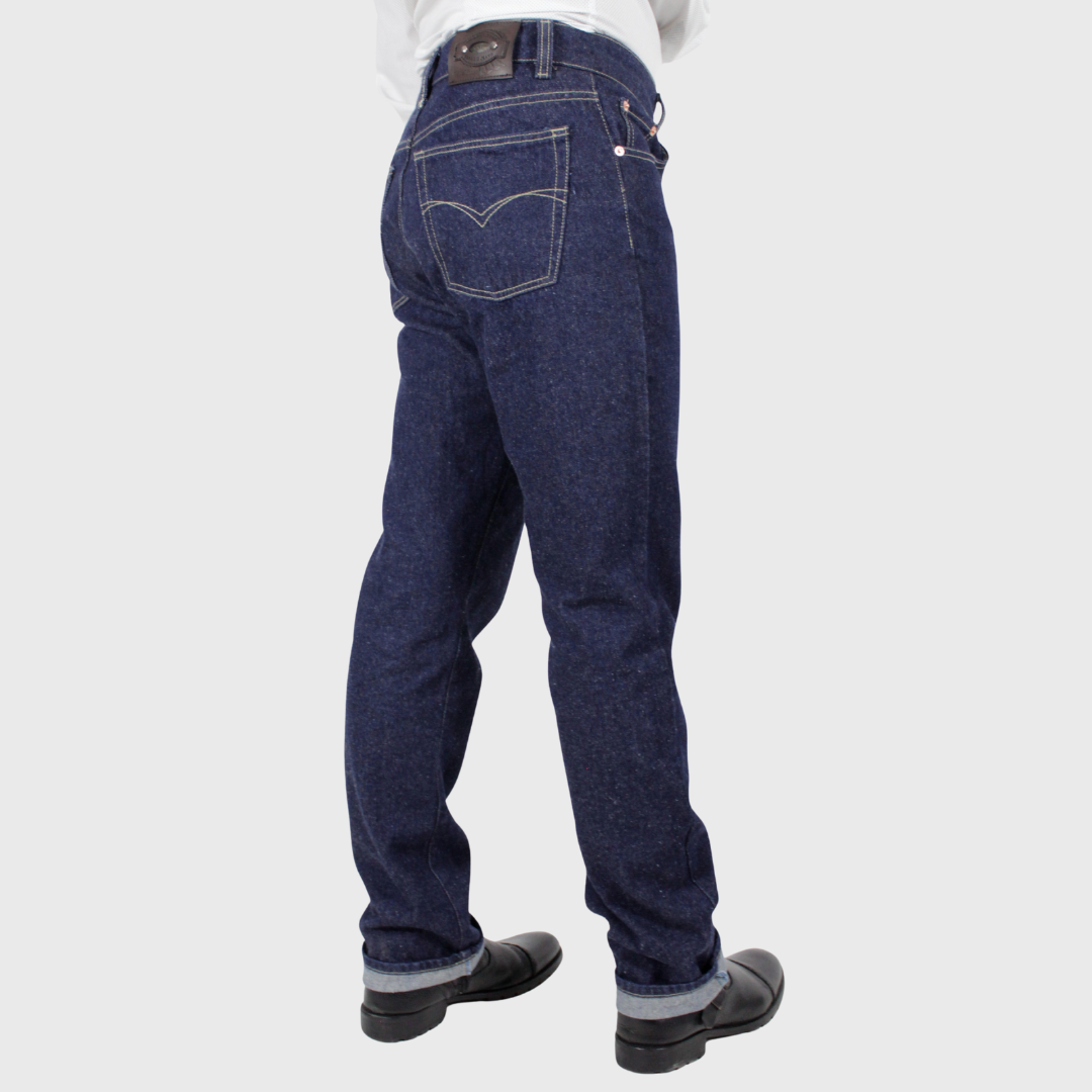 Pantalón de mezclilla nevado azul marino 2660