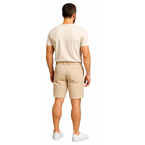 Pantalón Corto Chino Hombre Algodón Arena Edward's
