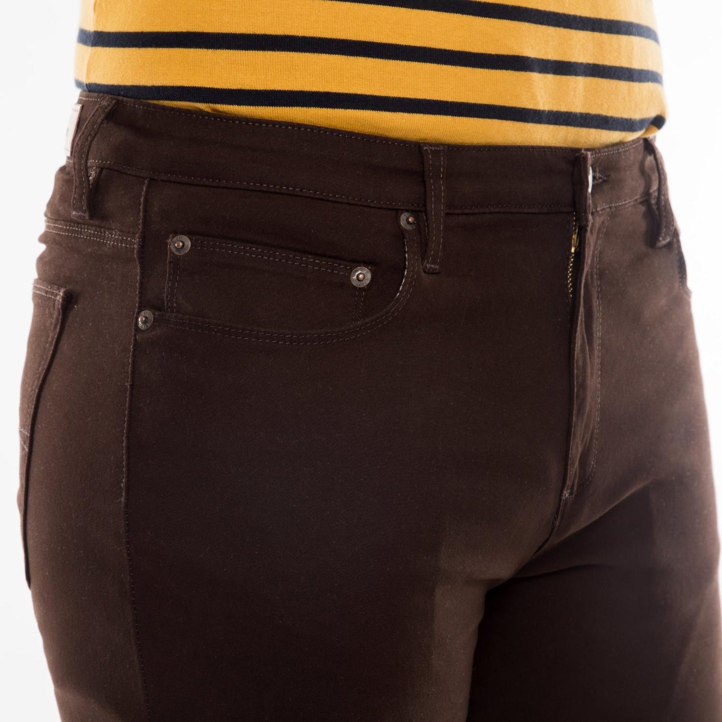 PANTALÓN DE GABARDINA SKINNY EXPRESSO PARA HOMBRE