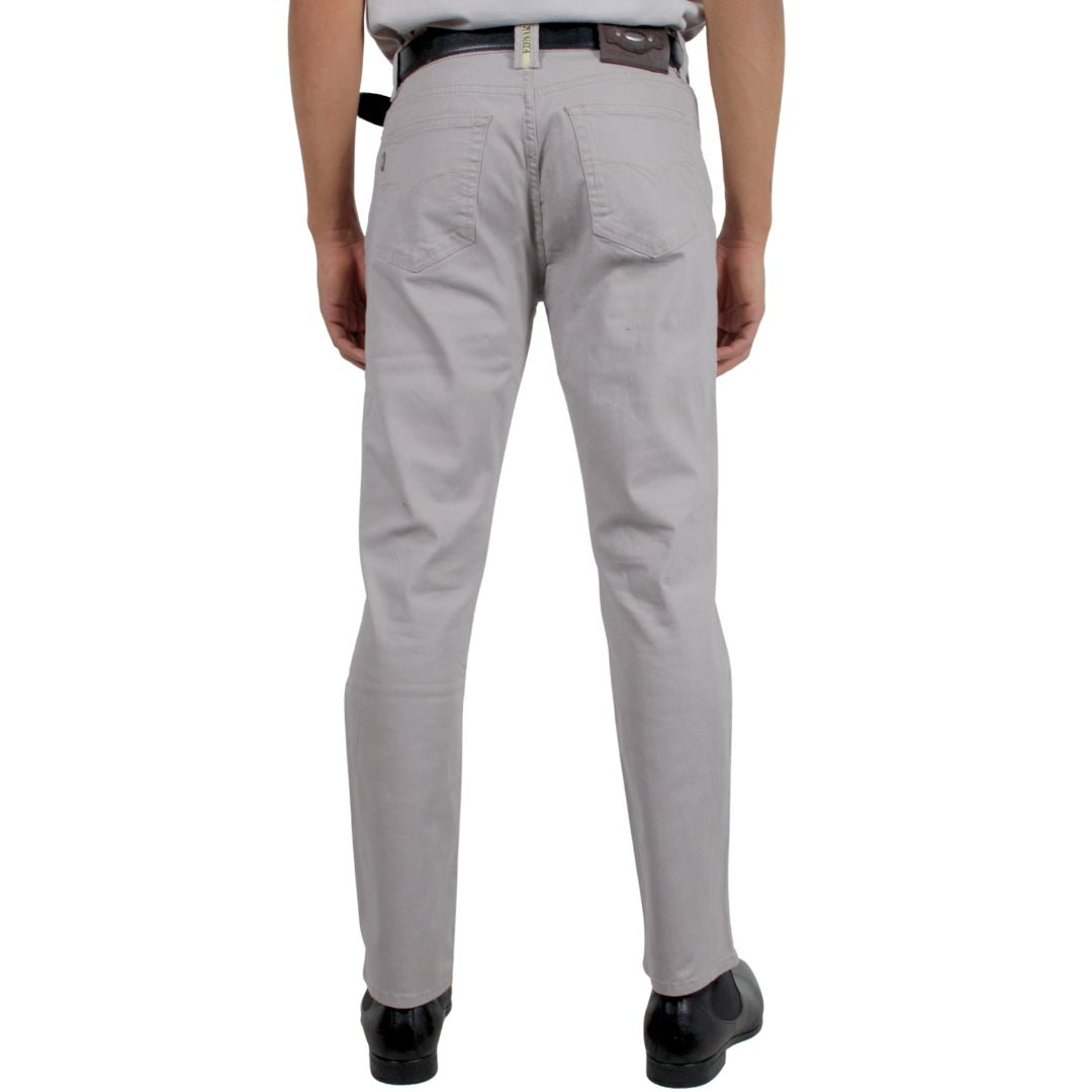 PANTALÓN DE GABARDINA BOSS PERLA PARA HOMBRE