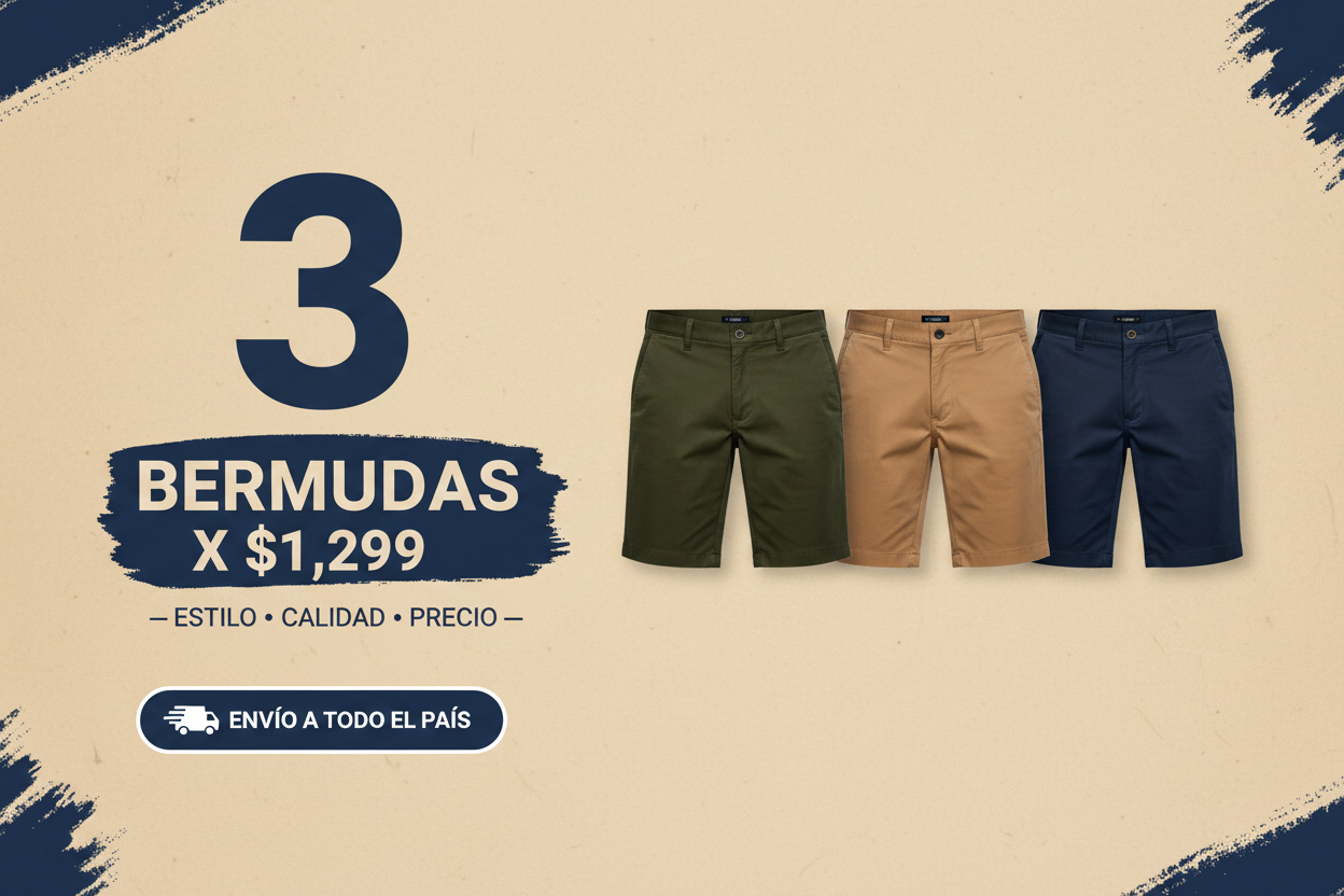 Bermudas Mezclilla Hombre Edward's
