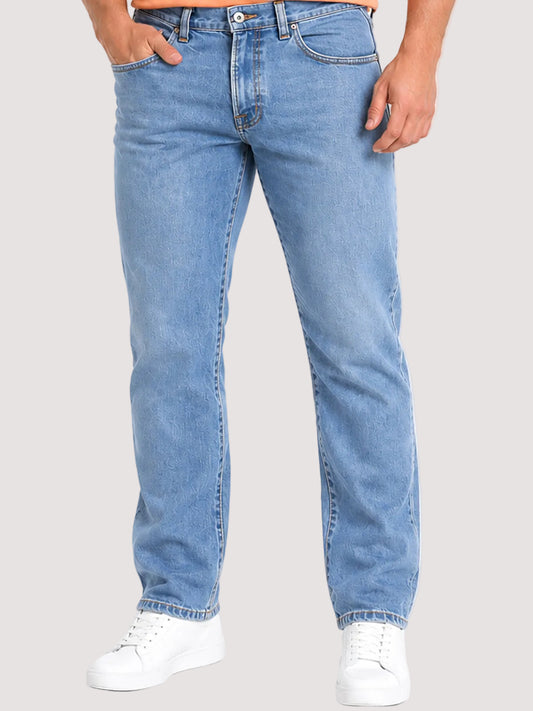 Jeans Recto Stretch Hombre Azul Claro Edward’s