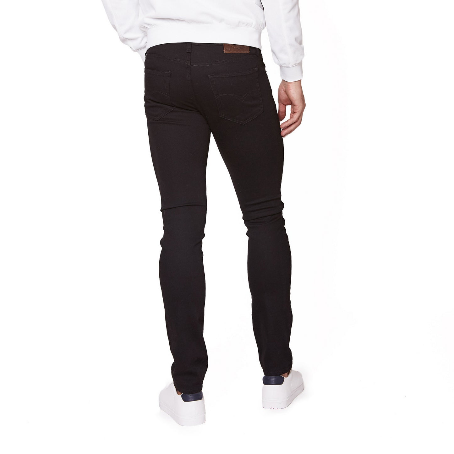 PANTALÓN DE MEZCLILLA SKINNY BLACK PARA HOMBRE 5500
