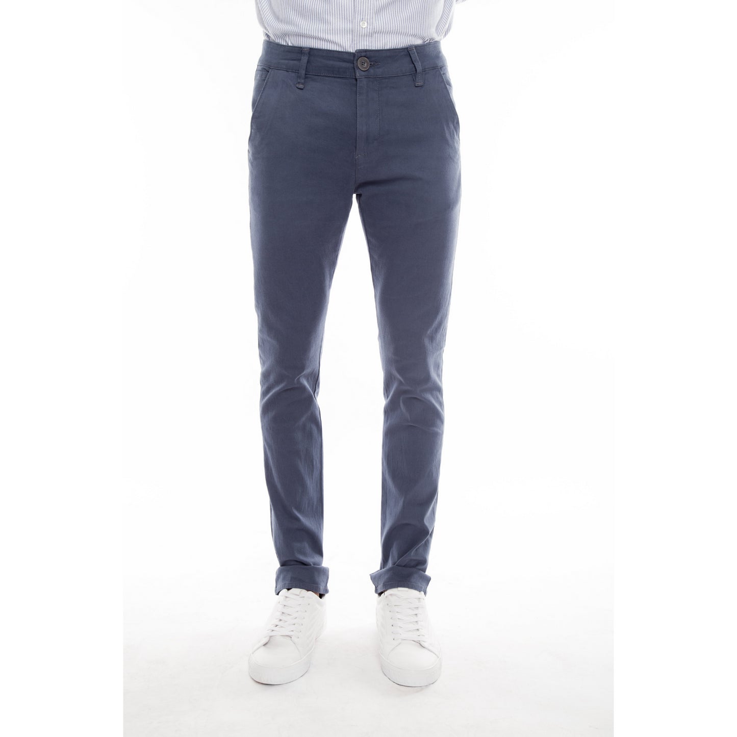 Gabardina Skinny Chino Plumbago