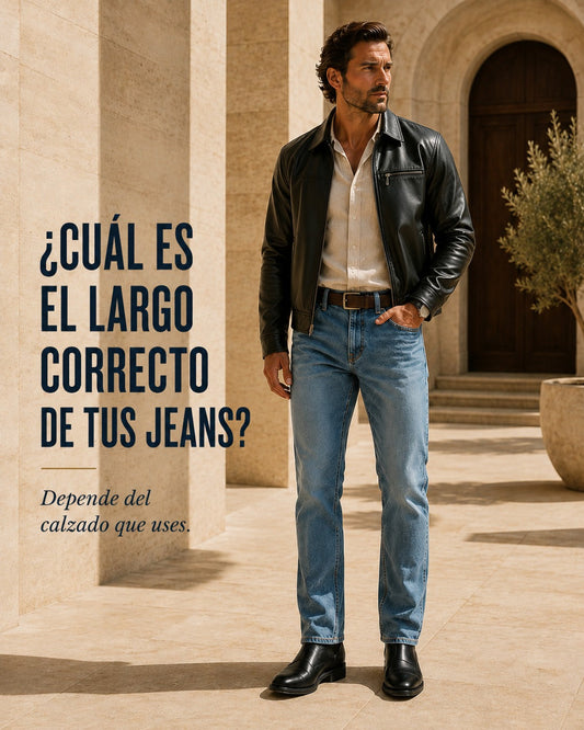 ¿Cuál es el largo correcto de tus jeans según tu calzado? | Edwards Jeans