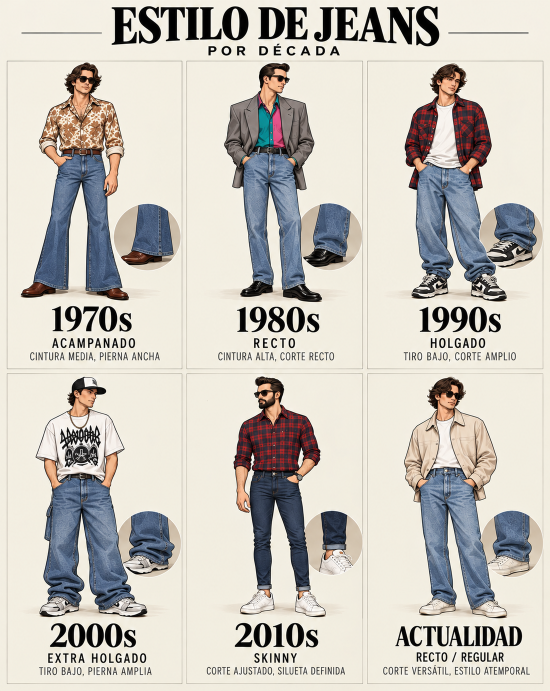 Las décadas cambian. El denim permanece.