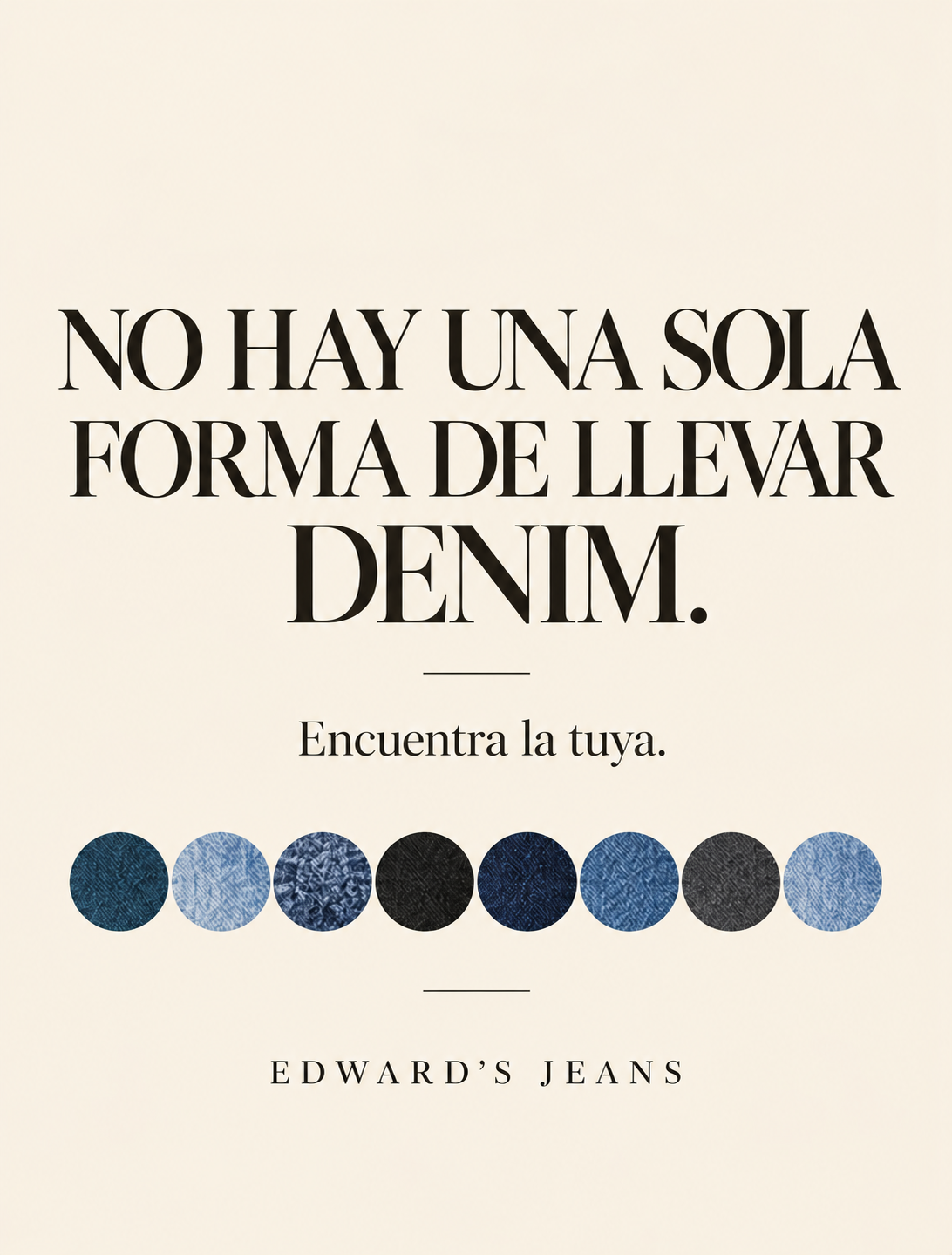 No hay una sola forma de llevar el denim. No hay una sola forma de llevar denim. Hay una para cada momento, cada actitud y cada versión de ti.