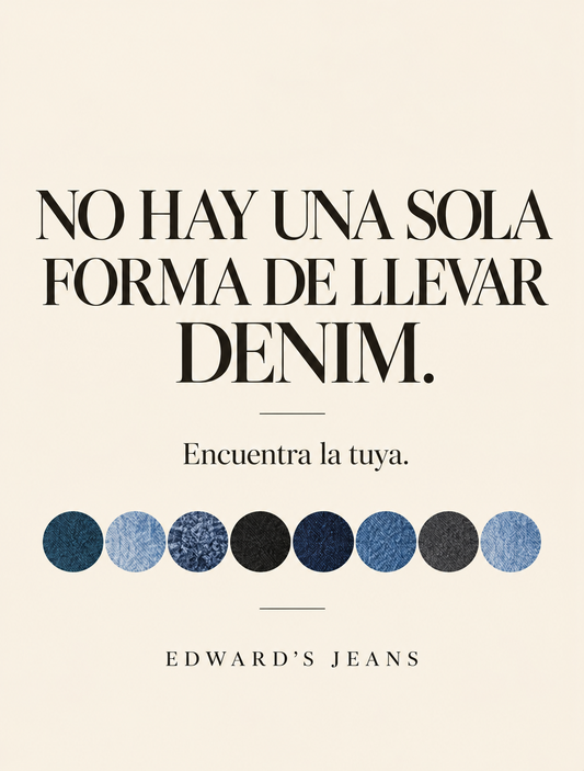 No hay una sola forma de llevar el denim. No hay una sola forma de llevar denim. Hay una para cada momento, cada actitud y cada versión de ti.