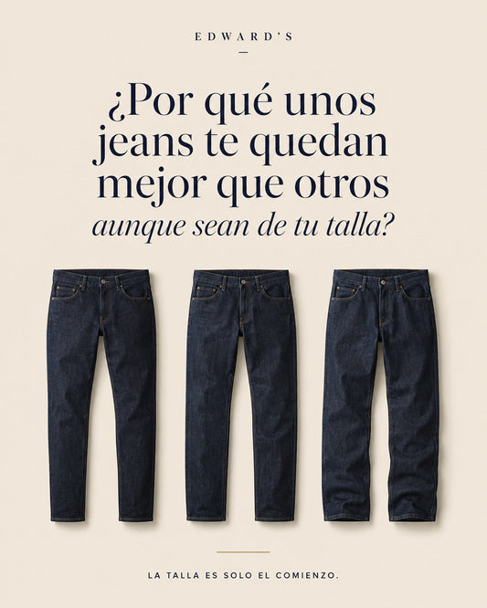 ¿Por qué unos jeans te quedan mejor que otros aunque sean de tu talla?