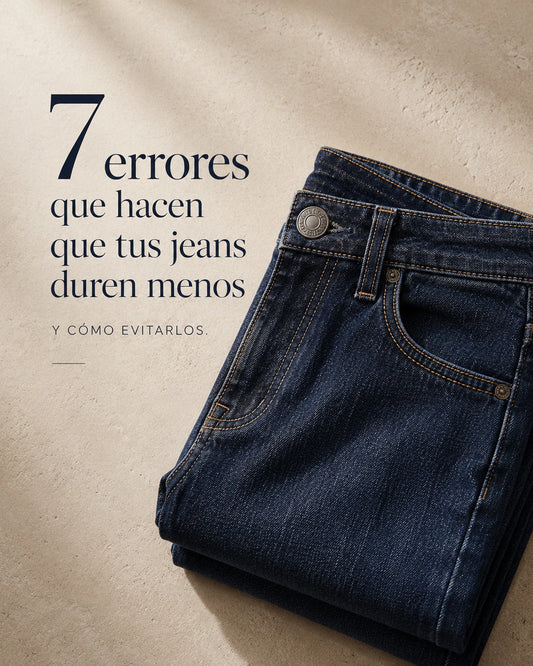 7 errores que hacen que tus jeans duren menos  | Edwards Jeans