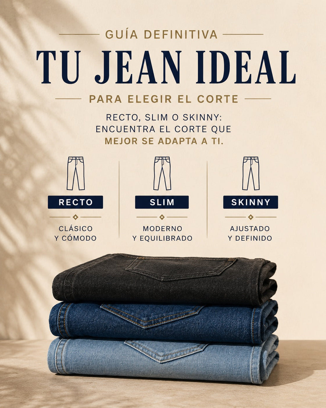 Tu jean ideal: Recto, Slim o Skinny | Edwards Jeans
