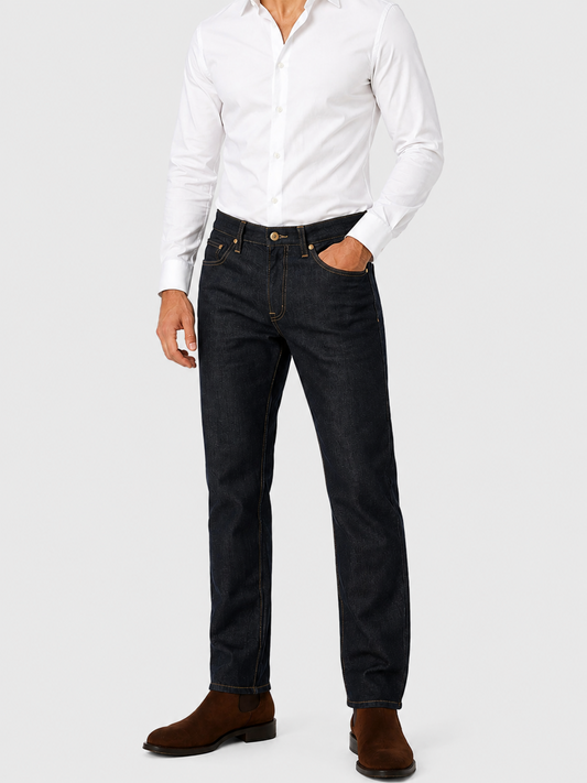 Jeans Slim Azul Petróleo Edwards