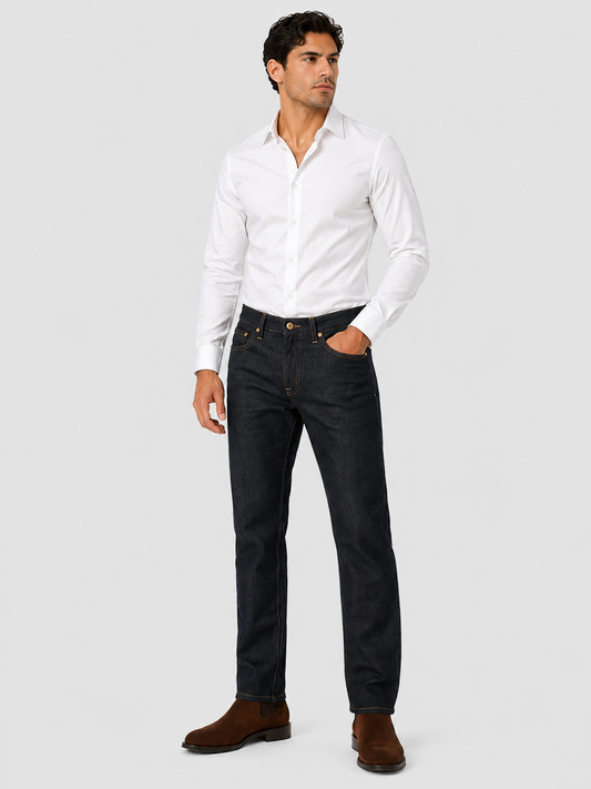 Jeans Slim Azul Petróleo Edward's