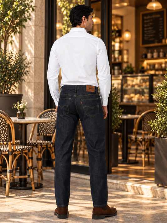Jeans Slim Azul Petróleo Edwards