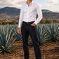 Jeans Hombre Slim Azul Petróleo Edward's 01Bex