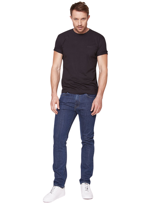 Jeans Slim Azul Medio Denim Stretch Hombre