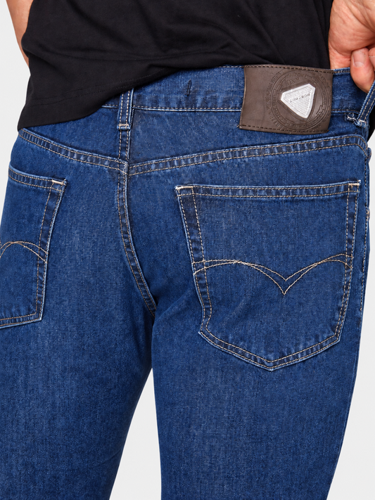 Jeans Slim Stone Medio Hombre