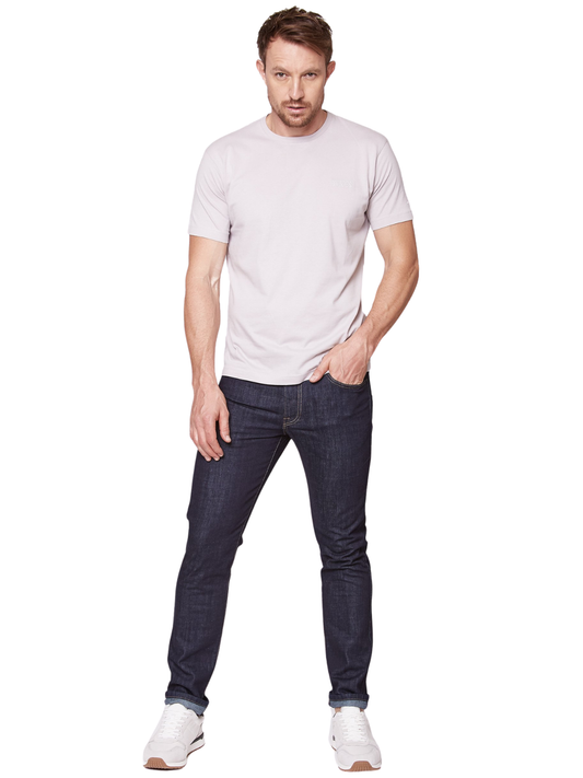 Jeans Slim Azul Oscuro Denim Stretch Hombre