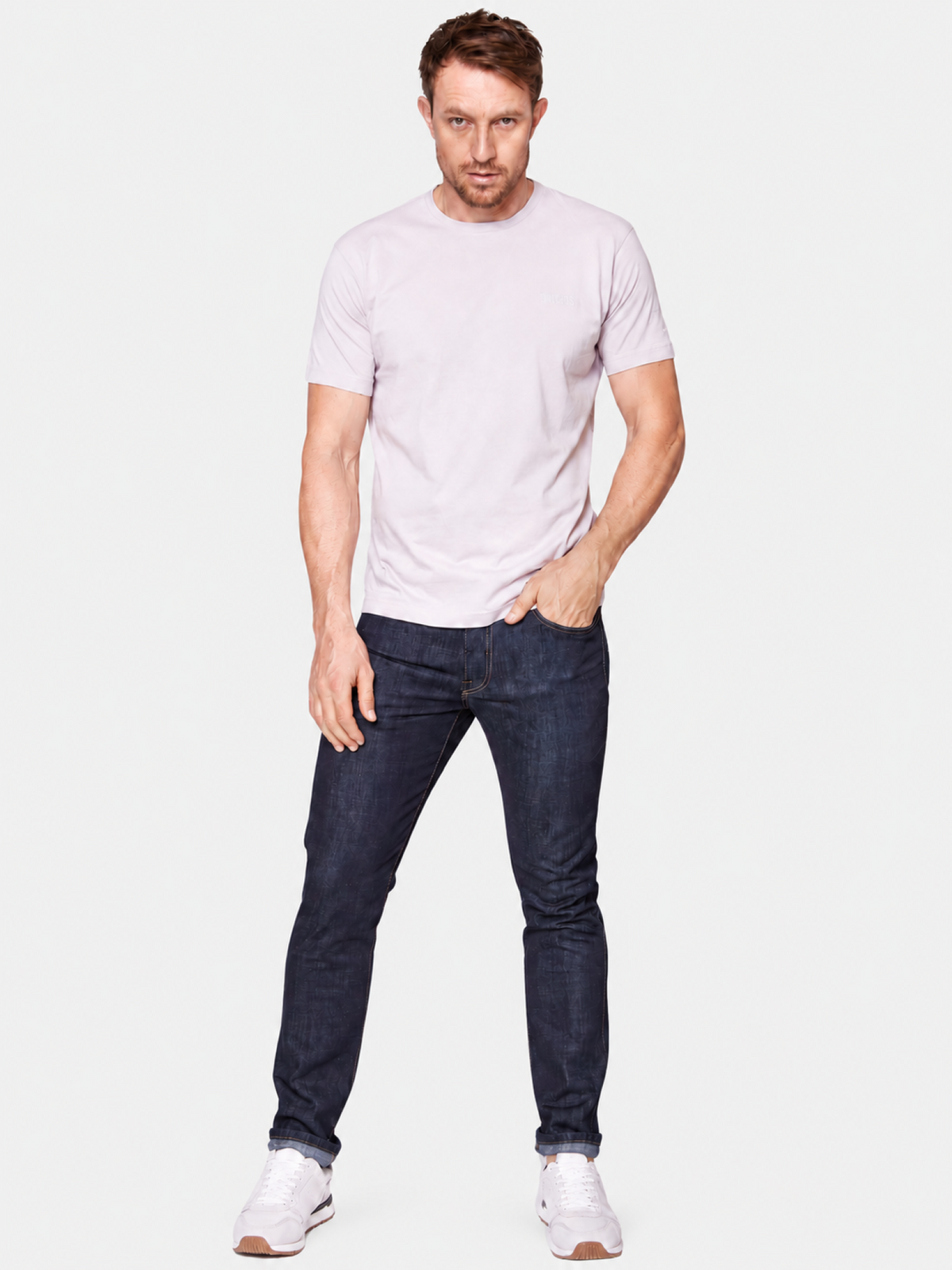 Jeans Slim Oscuro Stretch Hombre