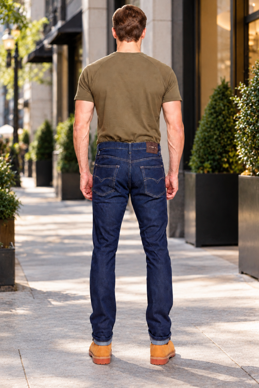 MEN'S SLIM DENIM PANTS 1004