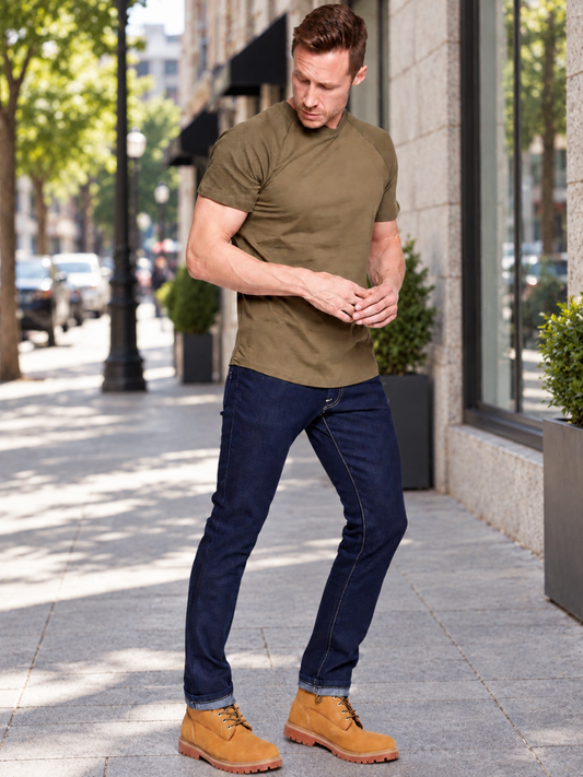 MEN'S SLIM DENIM PANTS 1004