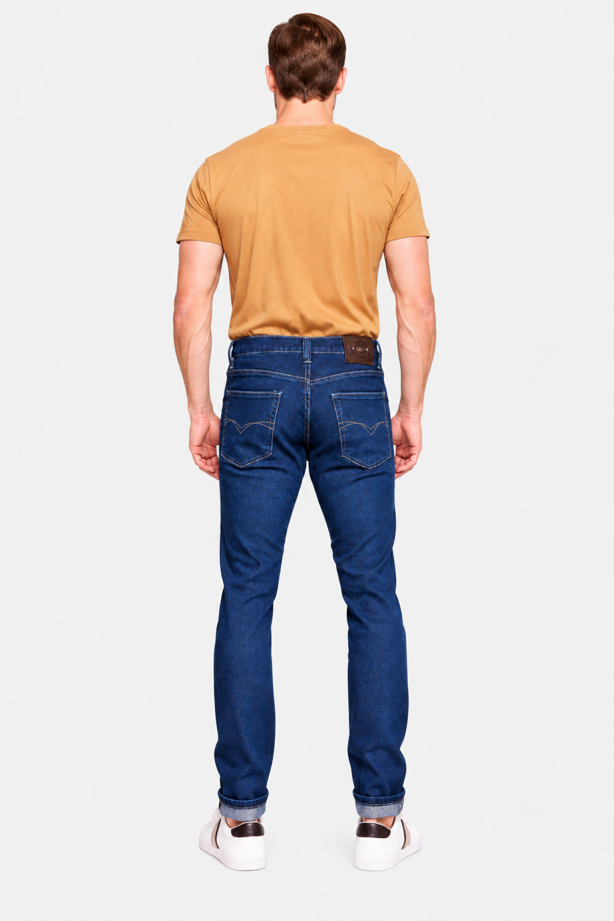 Jeans Slim Azul Índigo Hombre