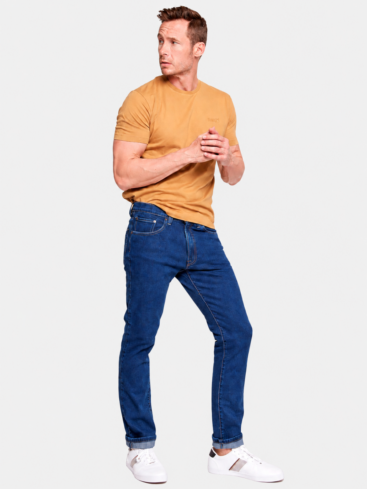Jeans Slim Azul Índigo Hombre