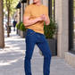 Jeans Slim Azul Índigo Hombre