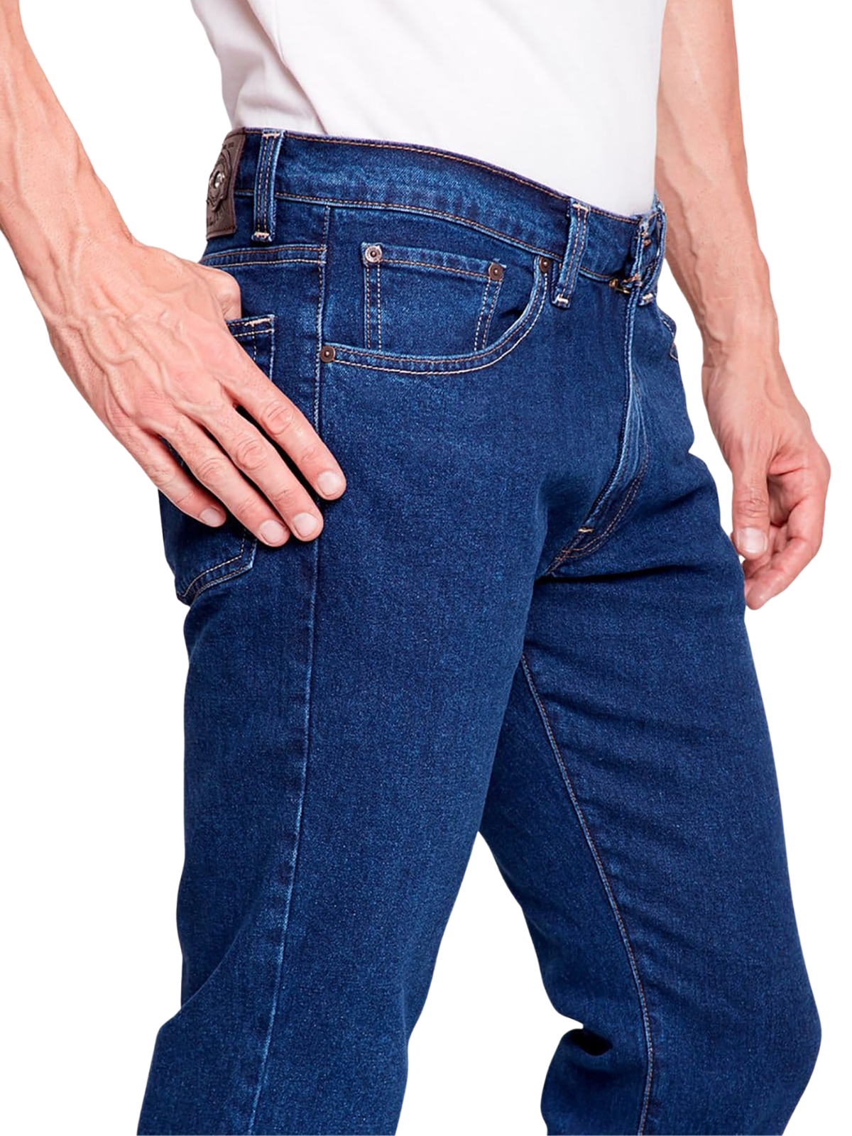 Jeans Slim Stretch Azul Medio Hombre Edward’s 1006