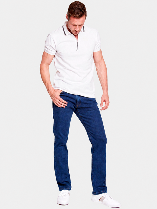 Jeans Slim Azul Medio Hombre Edwards