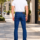 Jeans Slim Azul Medio Hombre Edwards