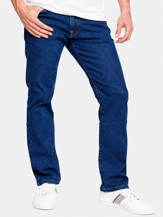 Jeans Slim Azul Medio Hombre Edwards