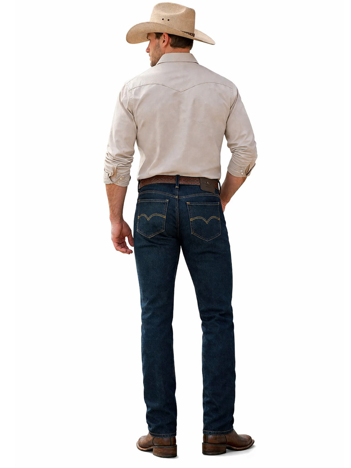 Jeans Hombre Slim Denim Azul Oscuro Edward's 1008
