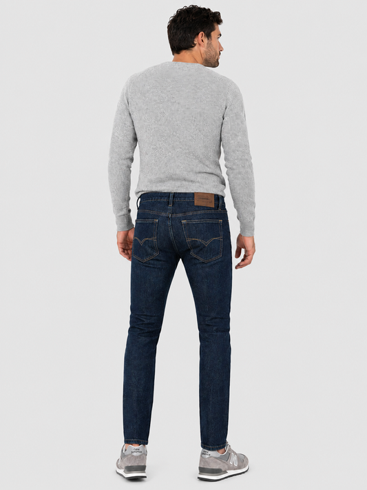 Jeans Skinny Oscuro Hombre Edwards 114