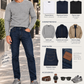 Jeans Skinny Oscuro Hombre Edwards 114