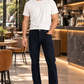 Pantalón Gabardina Slim Azul Hombre