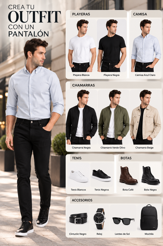 MEN'S SLIM OXFORD GABARDINE TROUSERS 1322