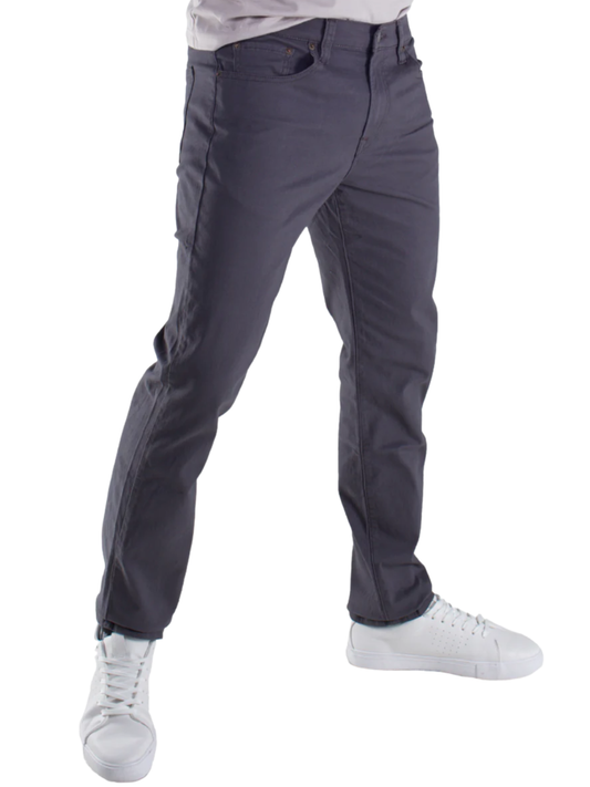 Pantalón Slim Gabardina Stretch Tipo Jean Gris Hombre Edward’s 1322