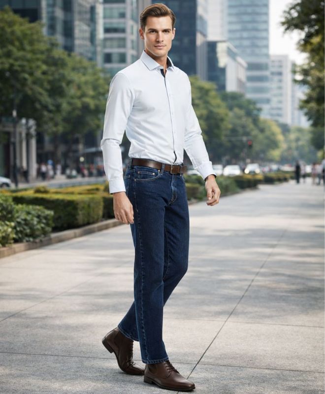 Jeans 2630 Hombre | Color índigo 16 Baños | Corte Recto | Edward’s