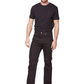 Jeans Recto Negro Hombre Tiro Alto Mezclilla Premium Edward’s 2200