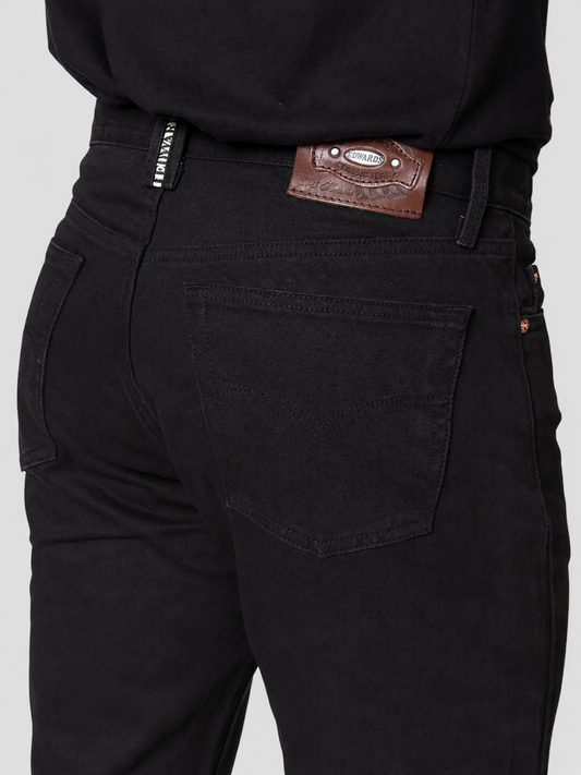 GASOLINE CLASSIC BLACK MEN'S DENIM PANTS 2200