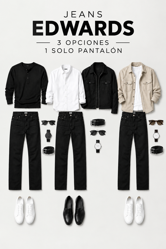 Pantalón Mezclilla Recto Hombre Edwards