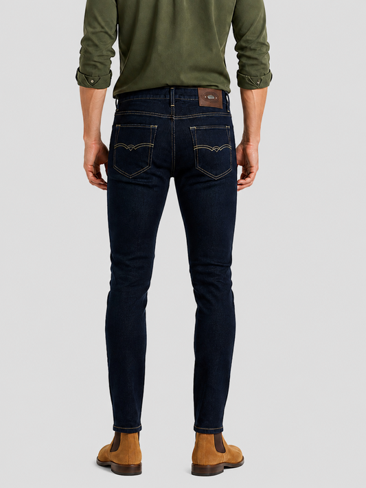Jeans Skinny Oscuro Hombre Edwards