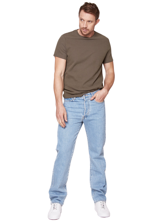 Jeans Recto Azul Claro Bleach Hombre Edward’s 2220