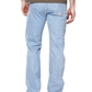 Jeans Hombre Recto Deslavado Azul Claro Edward's 2220