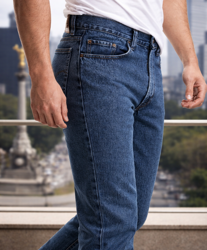 Jeans 2619 Hombre | Color índigo Ácido | Corte Recto | Edward’s