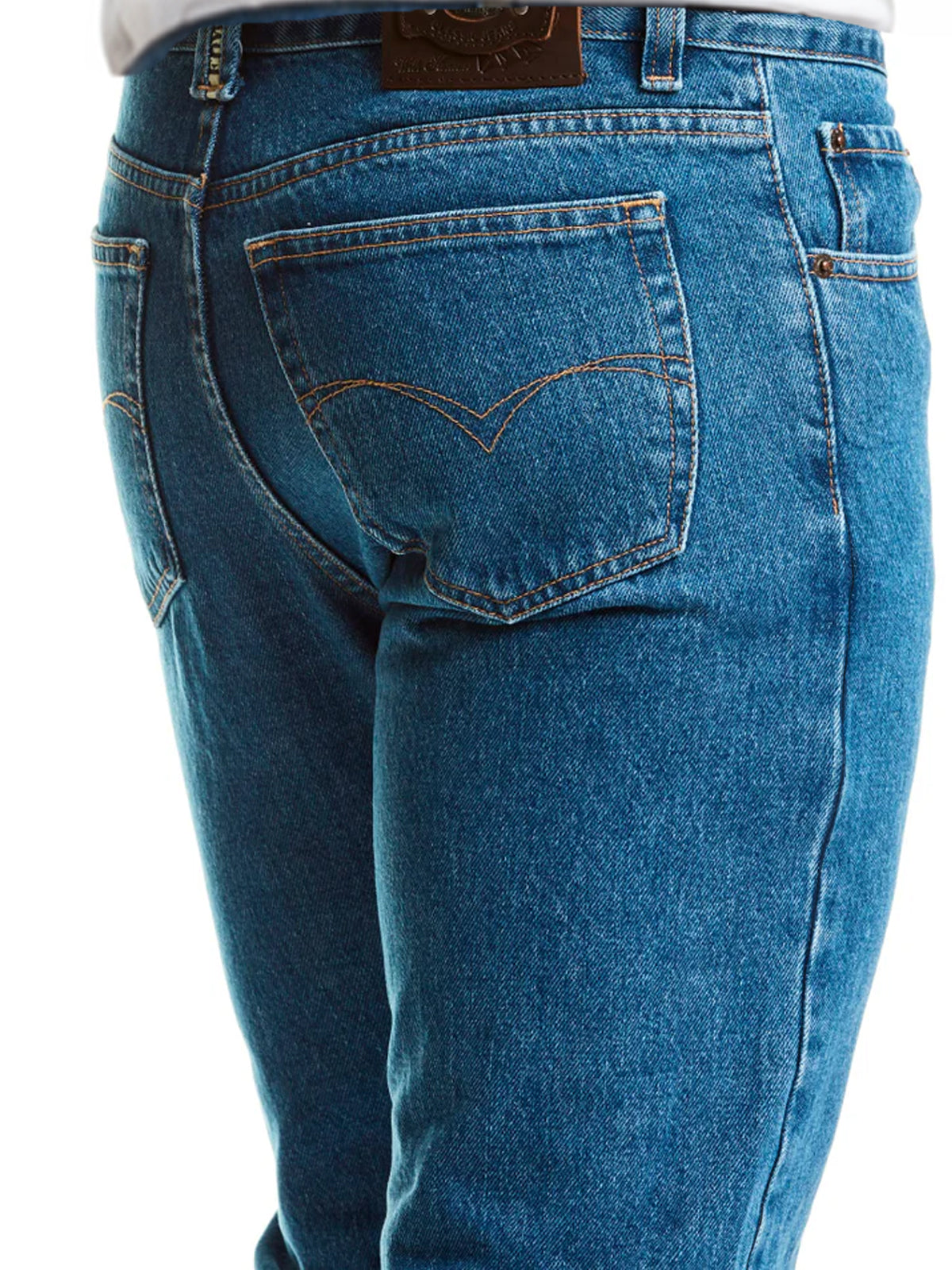 Jeans Hombre Recto Tallas Grandes Azul Índigo Edward's 2601