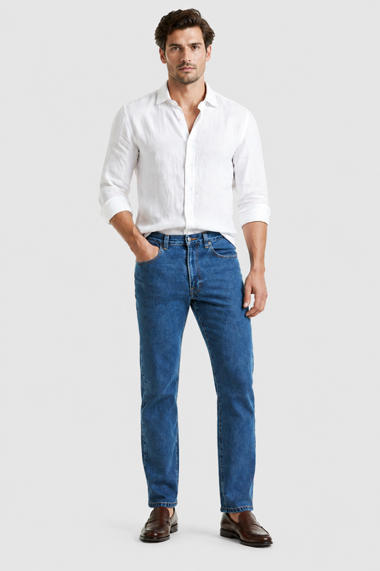 MEN'S CLASSIC DENIM PANTS 2611 STONE