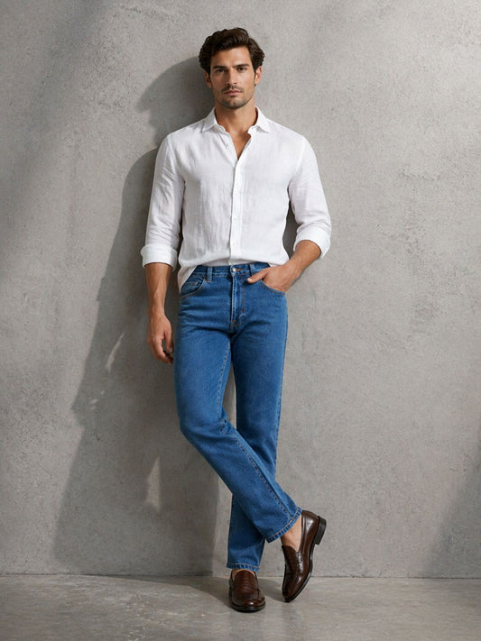 MEN'S CLASSIC DENIM PANTS 2611 STONE