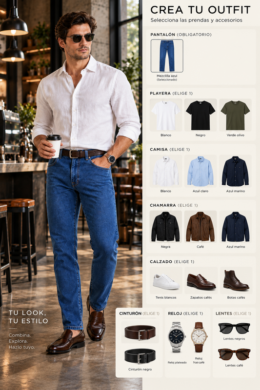 Pantalón Mezclilla Recto Hombre Edwards 2601